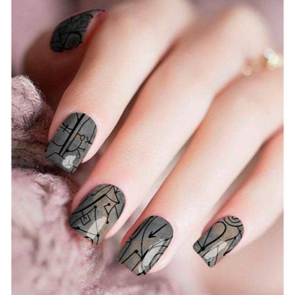 Candied‎ Nails Real Nail Polish 16 Strips Non-Toxic Lasts Up To 10 Days Nail Art